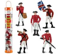 Safari Ltd Esercito Britannico 5 Pezzi | Figure in Miniatura per Bambini | Giocattoli per bambini | Non Tossiche e Senza BPA | Adatte a Bambini dai 3 Anni