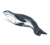 Safari Ltd- Foca Leopard Seal, Colore Grigio/Bianco, zzzz-s, 100129