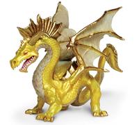 Safari Ltd- Drago Golden Dragon, Colore Oro, Rosso, 10118