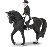 Safari Ltd. James su Dancing Bells Set giocattolo - Modello realistico per cavalli e piloti - giocattolo educativo per ragazzi e bambini di et compr