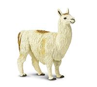 Safari Ltd- camelidae,Llama Animali, Colore Grigio, Bianco, 227429