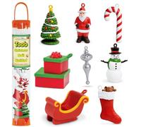 Safari Ltd Natale 8 Pezzi | Figure in Miniatura per Bambini | Giocattoli per bambini | Non Tossiche e Senza BPA | Adatte a Bambini dai 3 Anni