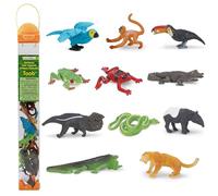 Safari Ltd- Kaiman Rainforest, Colore, Rosso, Taglia Unica, 680504