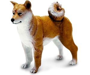 Safari Ltd. Statuetta Shiba Inu - Dipinta a mano, realistica 7,6 cm, giocattolo educativo divertente per ragazzi, ragazze e bambini dai 3 anni in su