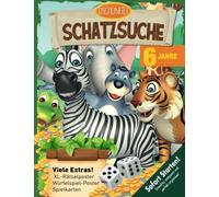 Safari Schatzsuche für die Dschungelparty oder Kindergeburtstag ab 6 Jahren: Lustige Schnitzeljagd kreativ umgesetzt mit allen Materialien und vielen Extras wie Spielkarten und Bewegungscode.