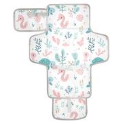 Safari Sea Animals Cartoon Semplice Riutilizzabile Fasciatoio Pad con Tasca in Tessuto Portatile Fasciatoio Pad con Built-in Cuscino Cambiadores de pa?ales para Bebes