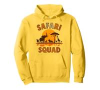 Safari Squad Animal Family Trip Zoo World Bambini Ragazzi Ragazze Felpa con Cappuccio