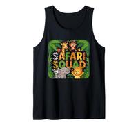 Safari Squad - Avventura Grafica per Bambini con Animali Selvatici Canotta