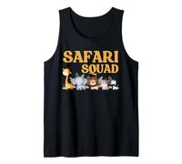 Safari Squad - Jungle Animal Adventure Crew Design Canotta