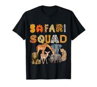 Safari Squad - Jungle Animal Adventure Crew Design Maglietta
