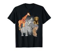 Safari Squad - Jungle Animal Adventure Crew Design Maglietta