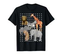 Safari Squad - Jungle Animal Adventure Crew Design Maglietta
