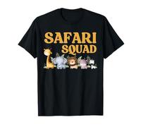 Safari Squad - Jungle Animal Adventure Crew Design Maglietta
