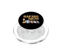 Safari Squad - Jungle Animal Adventure Crew Design PopSockets PopGrip per MagSafe