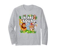 Safari Squad Zoo Party Un Giorno allo Zoo Safari Zoo Animal Maglia a Manica