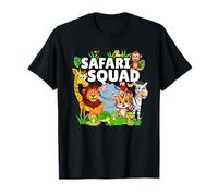 Safari Squad Zoo Party Un Giorno allo Zoo Safari Zoo Animal Maglietta