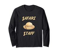 Safari Staff T-Shirt Safari Birthday Zoo Maglia a Manica
