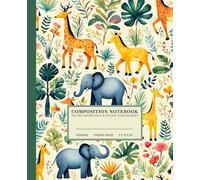 Safari Sunset Composition Notebook | Wild College-Ruled Notebook: Jungle Adventure | 110 Pages | 7.5" x 9.25" | Perfect for School, Work, Creative Minds, Dreamers, or Personal Use