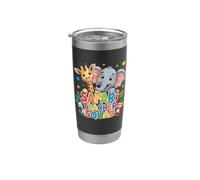 Safari Teacher Squad guida tranquillamente attraverso Wild Days Animal Bicchiere termico in acciaio inox doppia parete