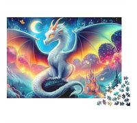 Safari Wildlife 1000 pezzi per Adulti Rompicapi per Adulti 1000 pezzi Puzzle Giochi Educativi Elefante che Guida Motocicletta Colorato - Decorazione Puzzle Sfide Puzzles