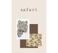 Safari Word Search: Aesthetic Word Searches Book with Easy to Read Print about Africa, Animals, Wildlife and More | 6x9 inches, 110 pages | 50+ ... Celebrations, Travel and Leisure Times