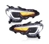 SAFATBZ Auto Frontale Faro Anteriore Faro Anteriore per BRZ 2013-2021 Faro Anteriore Retromarcia Freno Fendinebbia Luci Anteriori Gruppo Ottico 2 Pezzi/Set Fari Anteriori Assy