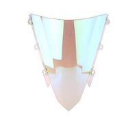 SAFATBZ Motociclo Parabrezza Cupolino per CBR500R 2016 2017 2018 per CBR per 500R Moto Parabrezza Parabrezza Doppia Bolla Deflettore Cupolino(Iridium)