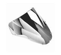 SAFATBZ Motociclo Parabrezza Cupolino per Il 2000 2001 per CBR900RR per CBR929RR Parabrezza Doppia Bolla per Moto Parabrezza per CBR 929 per RR per CBR 900 per RR 00 01 Deflettore Cupolino(Silver)