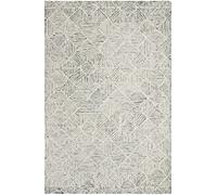 SAFAVIEH Abstract Collection 2' 3" x 4' Green / Ivory ABT763Y Handmade Wool Entryway Living Room - Foyer Accent Rug