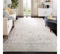 Safavieh Adirondack Collection ADR109C - Tappeto orientale anticato, non perde pelo, 2,4 x 2,5 m, colore: Avorio/Argento