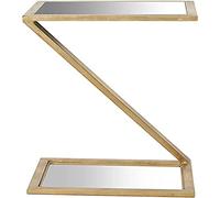 Safavieh Anna Accent Tavolo, in Metallo, Colore: Oro, con Specchio