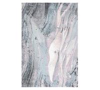 Safavieh Astratto Tappeto Rettangolare da Interno, Intrecciato, Collezione Ghiacciaio, GLA126, in Rosa / Blu, 79 X 152 cm per Salotto, Camera da letto o Qualsiasi Spazio Interno