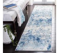 Safavieh Brentwood Collection BNT822B - Runner da corsa, 2 x 20 cm, colore: Avorio/Blu marino