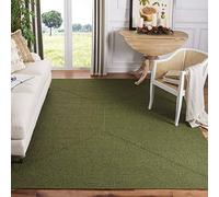 Safavieh Intrecciato Collection BRD315 A Intrecciato a Mano Verde Tappeto, Polipropilene, Green, 5' x 8'