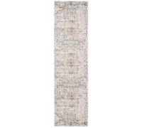 Safavieh Madison Collection MAD473F Boho Chic Vintage Distressed Medallion Runner, 2' 2" x 6', Grey/Gold