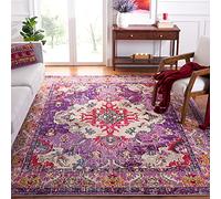 Safavieh Monaco Collection Accent rug - Tappeto con Medaglione Invecchiato, Non perde Pelo e Facile da Pulire, Ideale per Aree ad Alto Traffico in Ingresso, Soggiorno, Camera da Letto (MNC243P)