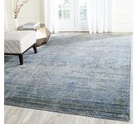 SAFAVIEH Tappeto Angosciato per Soggiorno, Sala da pranzo, Camera da letto - Mystique Collection, A Pelo Corto, Blu e Multi, 152 X 244 cm