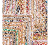 Safavieh Tappeto Boho per Soggiorno, Sala da Pranzo, Camera da Letto - Cape cod Collection, A Pelo Corto, Multi, 76 X 122 cm