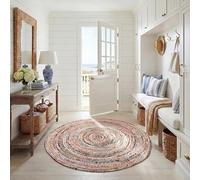 Safavieh Tappeto Boho per Soggiorno, Sala da Pranzo, Camera da Letto - Cape cod Collection, A Pelo Corto, Multi, 160 x 160 cm
