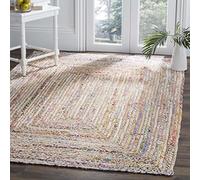 Safavieh Tappeto Boho per soggiorno, sala da pranzo, camera da letto, collezione Cape Cod, a pelo corto, multicolore, 90 x 90 cm