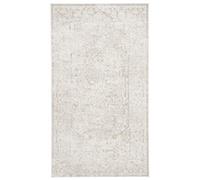 Safavieh Tappeto contemporaneo per soggiorno, sala da pranzo, camera da letto, collezione Riflessione, tappeto a pelo corto, crema e avorio, 60 x 110 cm