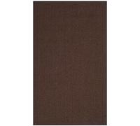Safavieh Tappeto in fibra naturale per soggiorno, sala da pranzo, camera da letto, collezione fibra naturale, a pelo corto, 61 x 91 cm, colore marrone scuro