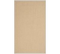 Safavieh Tappeto in fibra naturale per soggiorno, sala da pranzo, camera da letto, collezione in fibra naturale, pelo corto, natura e avorio, 61 x 91 cm