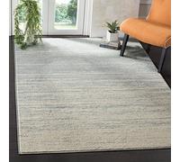 SAFAVIEH Tappeto Moderno per Soggiorno, Sala da pranzo, Camera da letto - Adirondack Collection, A Pelo Corto, Ardesia e crema, 155 X 229 cm