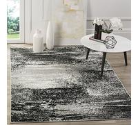 SAFAVIEH Tappeto Moderno per Soggiorno, Sala da pranzo, Camera da letto - Adirondack Collection, A Pelo Corto, Argento e Multi, 155 X 229 cm