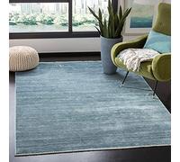 Safavieh Tappeto moderno per soggiorno, sala da pranzo, camera da letto, collezione Dream, a pelo corto, 152 x 244 cm, colore: blu e grigio