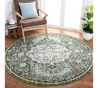 Safavieh Tappeto Moderno Salotto Sala da Pranzo Camera da Letto Collezione Madison Pelo Corto Grigio Turchese 66x183 cm