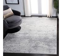 Safavieh Tappeto Moderno Soggiorno Sala da Pranzo Camera da Letto Collezione Brentwood A Pelo Corto Grigio Avorio 160x229 cm