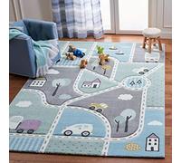 Safavieh Tappeto Moderno Soggiorno Sala da Pranzo Camera da Letto Collezione Carousel Kids A Pelo Corto Multicolore 160x160 cm