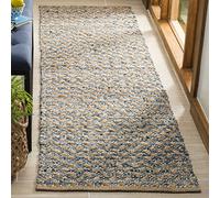 Safavieh Tappeto Soggiorno Sala da Pranzo Camera da Letto Collezione Cape Cod Pelo Corto Beige 68x244 cm